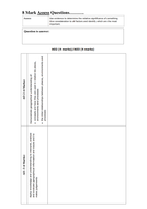 Edexcel B Geography AO 8 and 12 mark Structure Sheets | Teaching Resources