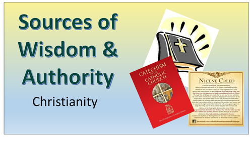Displays for GCSE style questions and sources of Wisdom and Authority ...