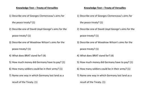 AQA History Conflict and Tension 1918-1939