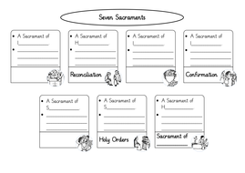 Seven Sacraments Coloring Pages