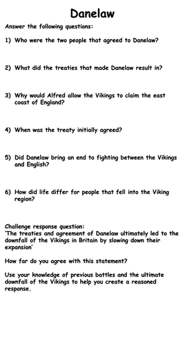 KS2 The Vikings - Danelaw | Teaching Resources
