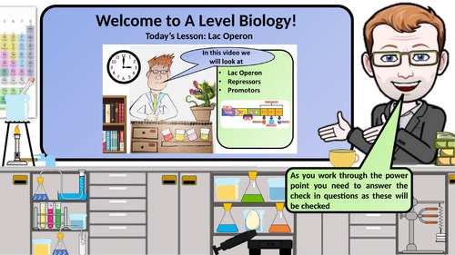 A Level Biology Lac Operon Lesson & Activities | Teaching Resources
