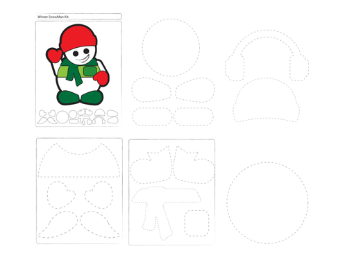 Snowman Template | Teaching Resources