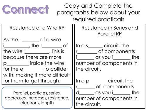 Component Characteristics Lesson