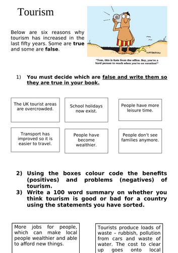 The UK Lesson 3 - Tourism in the UK