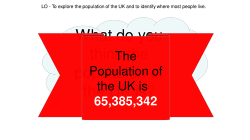 Cool Britannia Lesson 6 - UK Population