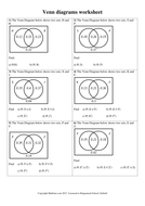 venn diagram worksheet teaching resources