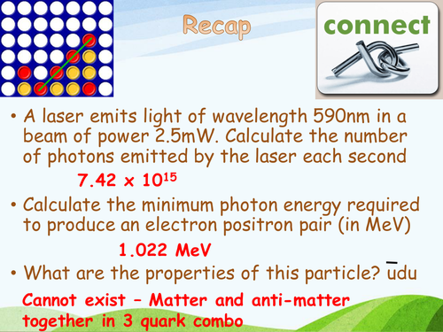 New AQA (2016) Year 1 Physics (AS) - Quarks and Leptons: Conservation Laws