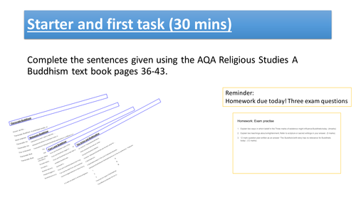 AQA Religious studies A Buddhism practices revision