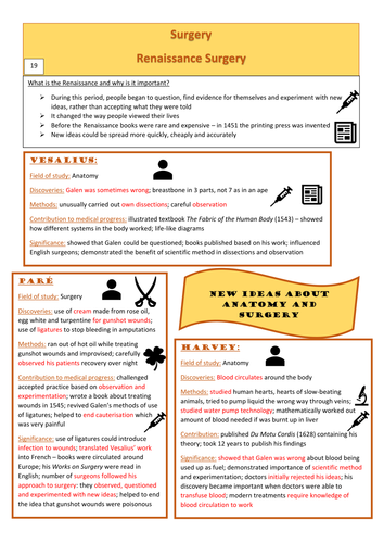 AQA 8145 Medicine - Health and the People Revision Guide | Teaching ...