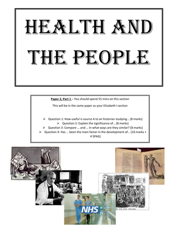 AQA 8145 Medicine - Health and the People Revision Guide | Teaching ...