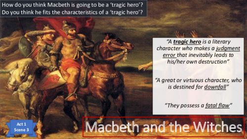 Act 1 Scene 3 Macbeth GCSE English Literature 9-1 | Teaching Resources
