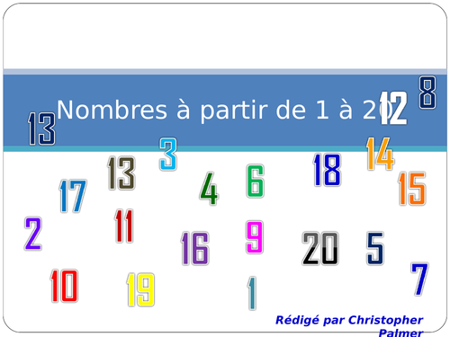 french-numbers-1-20-teaching-resources