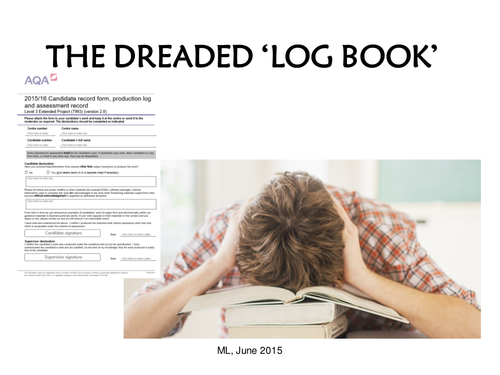 AQA 7993 EPQ Taught Skills for Students - How to deal with the 'dreaded' Log Book!
