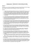 AQA Language Paper 1: Q1 to 4 using Life of Pi extract | Teaching Resources