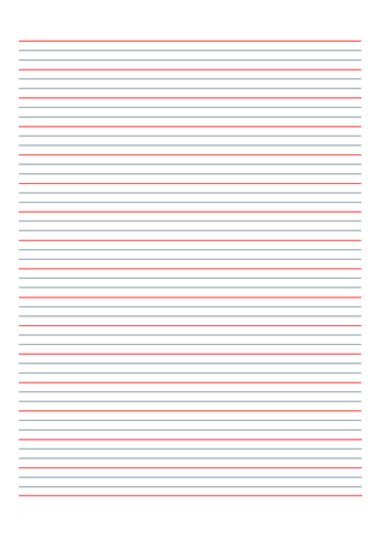 Handwriting Paper Small Lines Pdf Teaching Resources