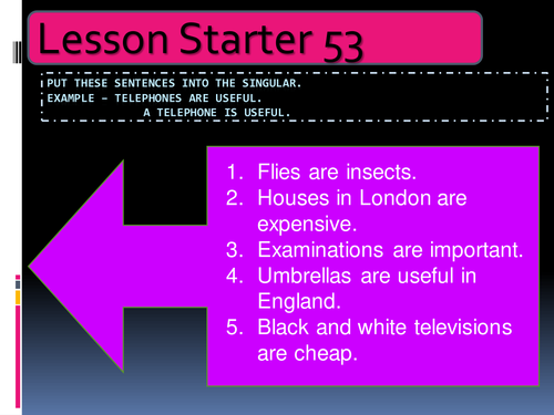LanguageWork Lesson Starters 41-60 | Teaching Resources