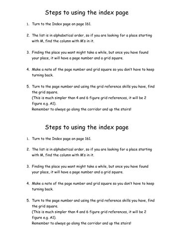 How to use an Atlas | Teaching Resources