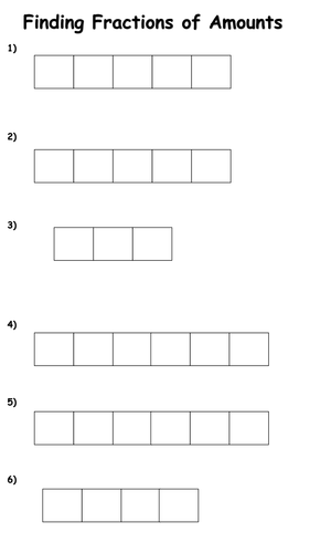 Finding Fractions of Amounts Lesson