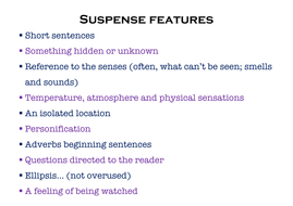 Year 5/6 Suspense narrative 2 week unit based on Francis short film