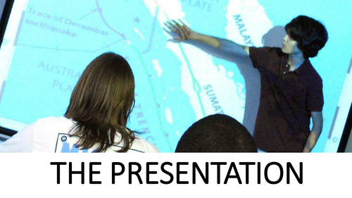 AQA 7993 EPQ Taught Skills for Students - The Presentation