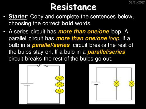 Electricity and Magnetism_Lesson 5_series and parallel circuits