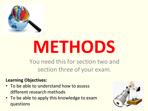AQA A Level Sociology Education and Research Methods - Introduction to Research Methods
