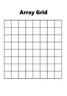 Multiplication Arrays On Graph Paper