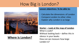 KS3 Year 7 - The Geography of London unit | Teaching Resources