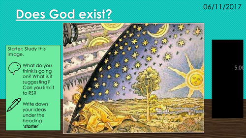 Critical RE - Group Projects - Does God exist? KS3