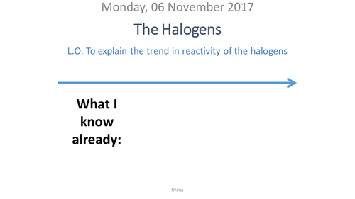 The Halogens