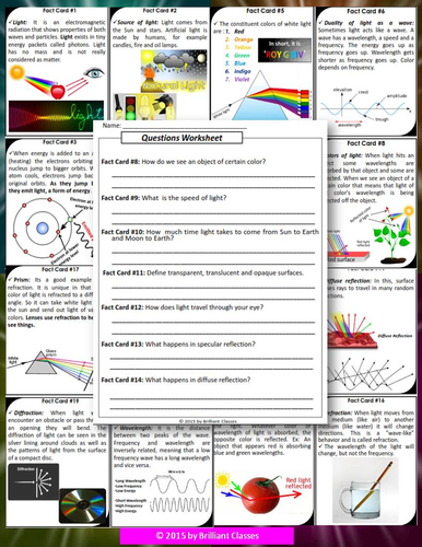 Light Scavenger Hunt Activity