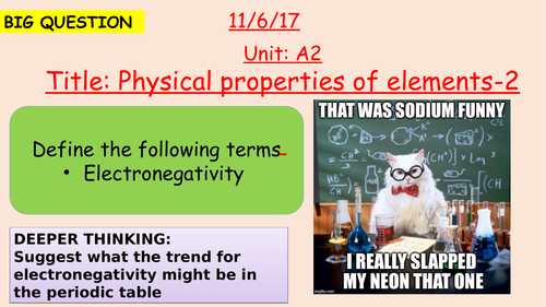 Pearson BTEC New specification-Applied science-Unit 1-Physical properties of elements-2-A2