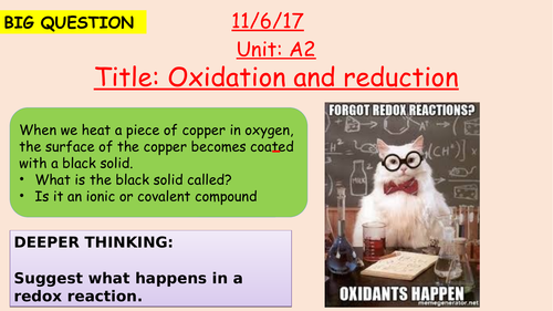 Pearson BTEC New specification-Applied science-Unit 1-CP-Oxidation and reduction-2-A2