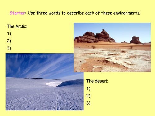 AQA Biology *2017 Spec* Ecology Lesson 5; Adaptation