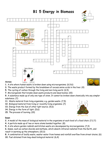 AQA Biology *2017 Spec* Ecology Lesson 6; Food chains, webs & decomposers