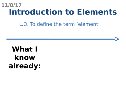Introduction to Elements