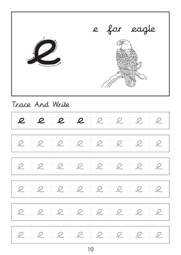 Set of cursive letter A-a to Z-z dot to dot worksheets with pictures ...