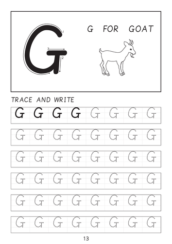 Set of cursive letter A-a to Z-z dot to dot worksheets with pictures ...