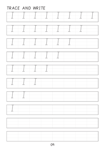 set of cursive capital letters a to z dot to dot