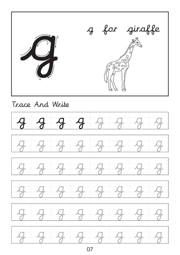 Set of cursive small letters a to z dot to dot worksheets sheets with ...