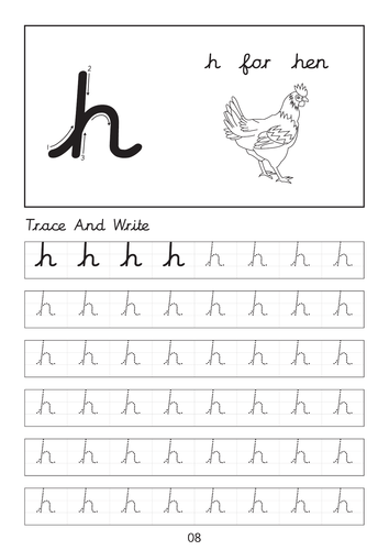 set of cursive small letters a to z dot to dot worksheets