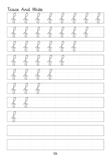 Set of cursive small letters a to z dot to dot worksheets sheets ...