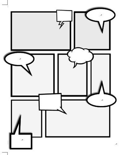 Graphic Novel Template Teaching Resources