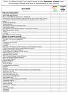 OCR GCSE (9-1) Computer Science (J276) Personal Learning Checklist (PLC ...