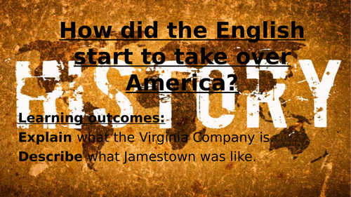 The Virginia Company and Jamestown
