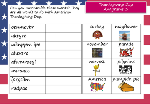 Thanksgiving Day Puzzle Pack | Teaching Resources