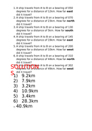Simple Bearings & Trigonometry | Teaching Resources