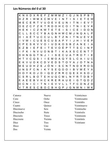 n-meros-numbers-in-spanish-0-to-30-wordsearch-teaching-resources