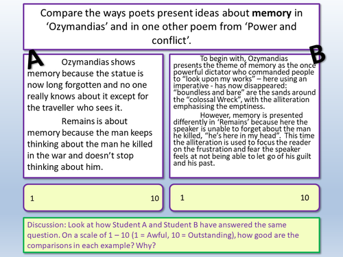 power-and-conflict-comparing-poems-teaching-resources